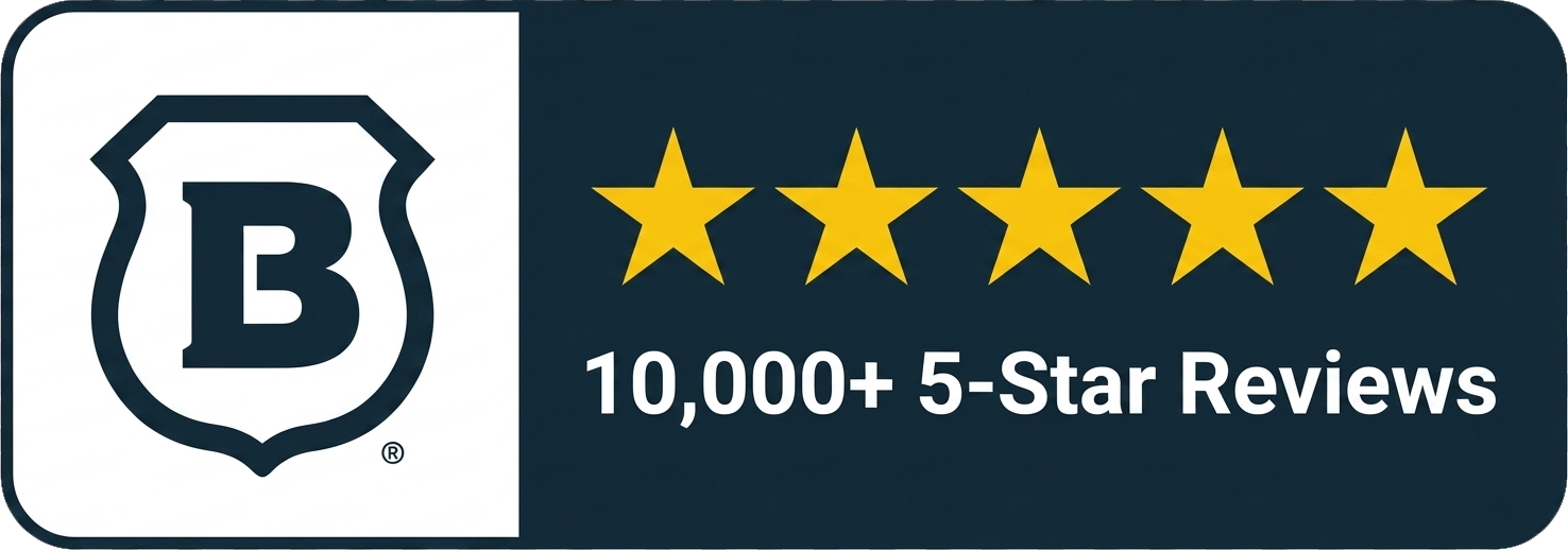 Brinks Home five-star rated service